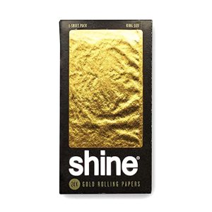 Shine 24k Gold Kingsize Rolling Paper 1 sheet