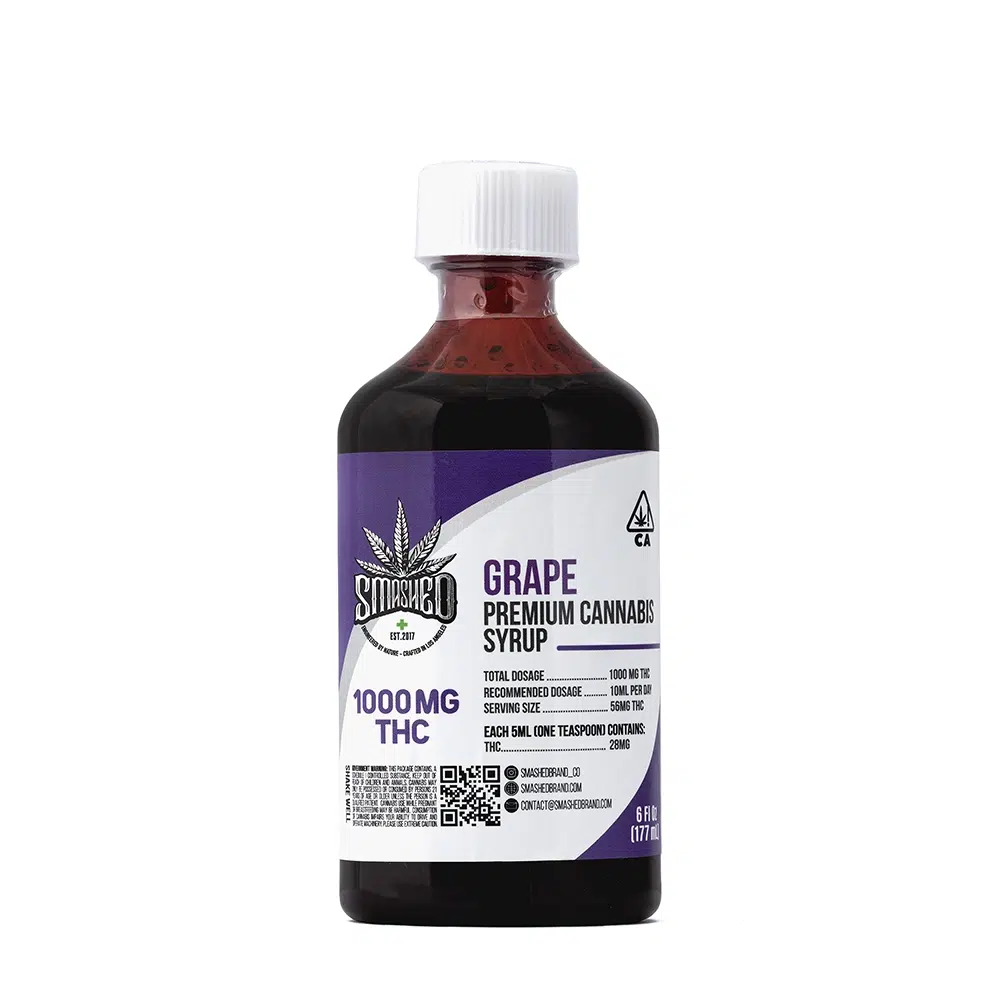 Smashed Premium Cannabis Syrup 1000 MG - Image 3