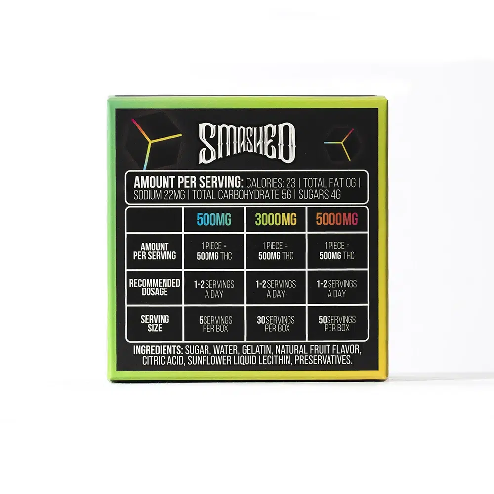 Smashed Liquid Diamond Infused Gummies 3000 MG - Image 2