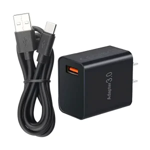 Black USB-C Charging Cable