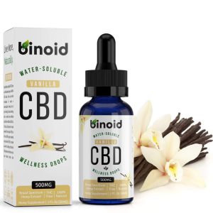 Hemp Water-Soluble CBD Drops – Vanilla