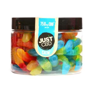 Just CBD Calm Sugar Free Gummy Worms 750mg