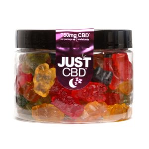 Just CBD Sleep Nighttime Gummy Bears w/ Melatonin 750mg