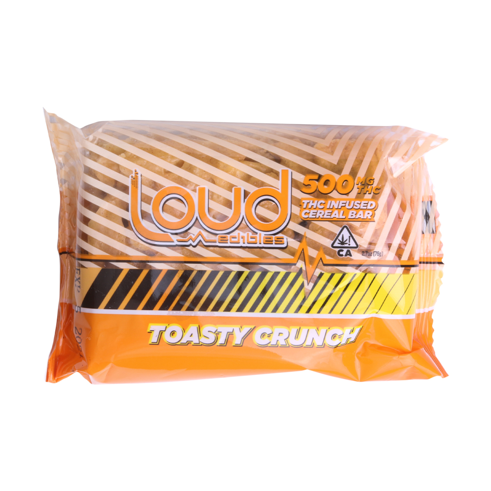 Loud Edibles Toasty Crunch Cereal Bar 500mg - Image 2