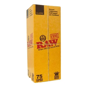 RAW Classic King Size Cones 75 Pack